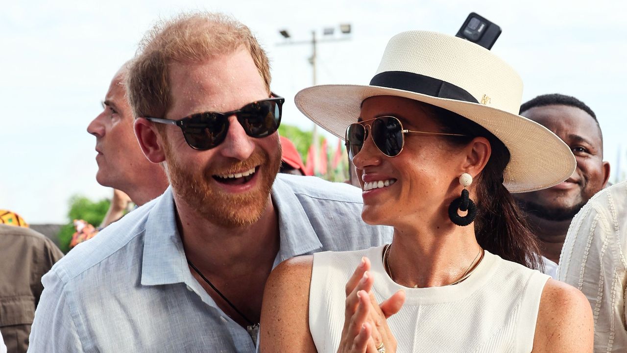 The Duke and Duchess of Sussex on tour in Columbia 