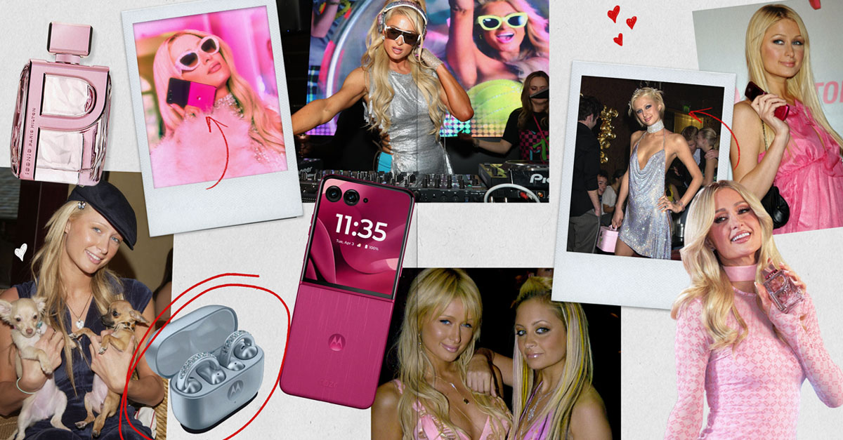Paris Hilton’s World: Her Pink Motorola Razr