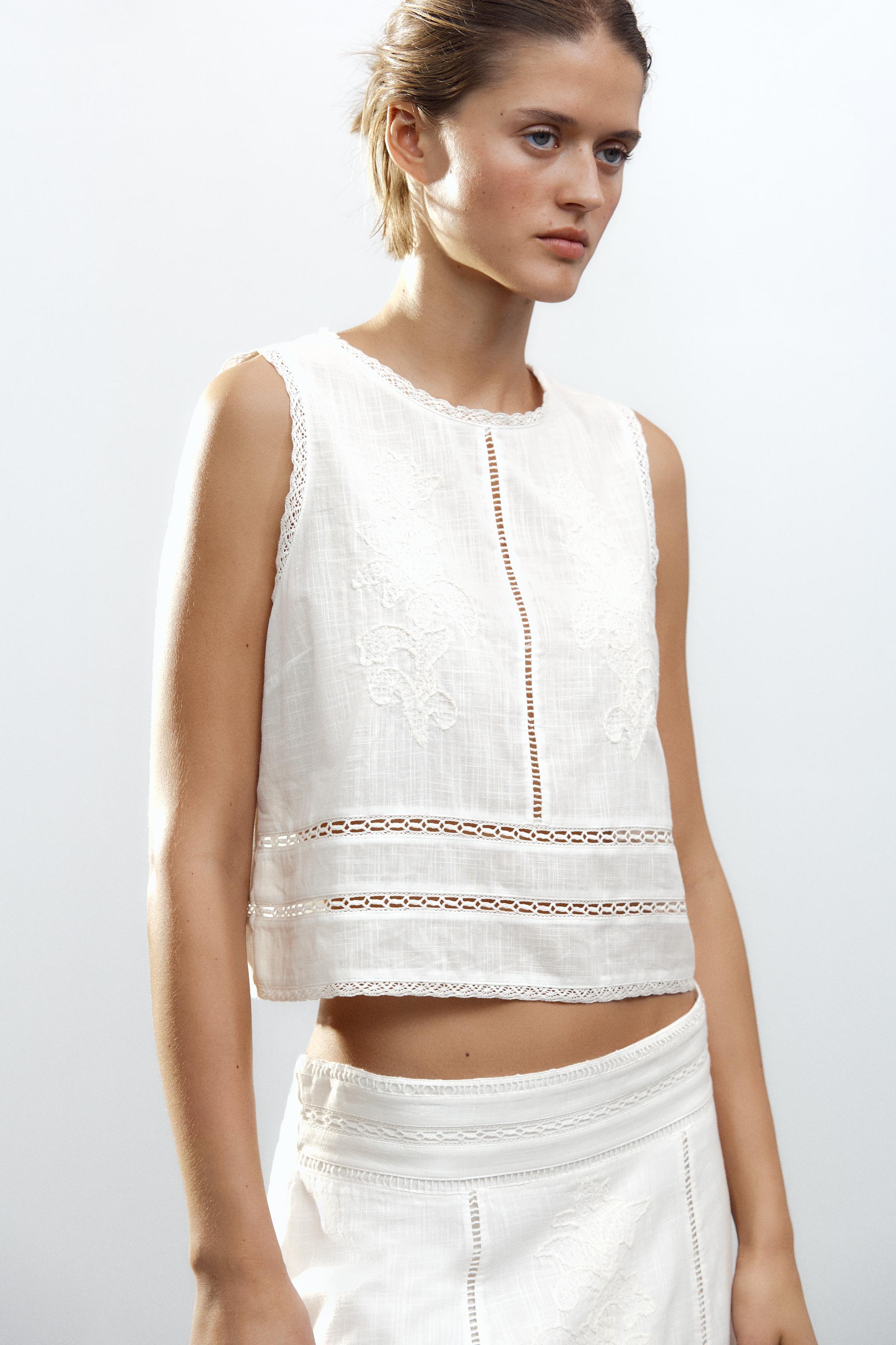 Embroidered Top Zw Collection