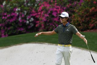 Kevin Na was one of many to help himself to some Friday crystal with this eagle on 13