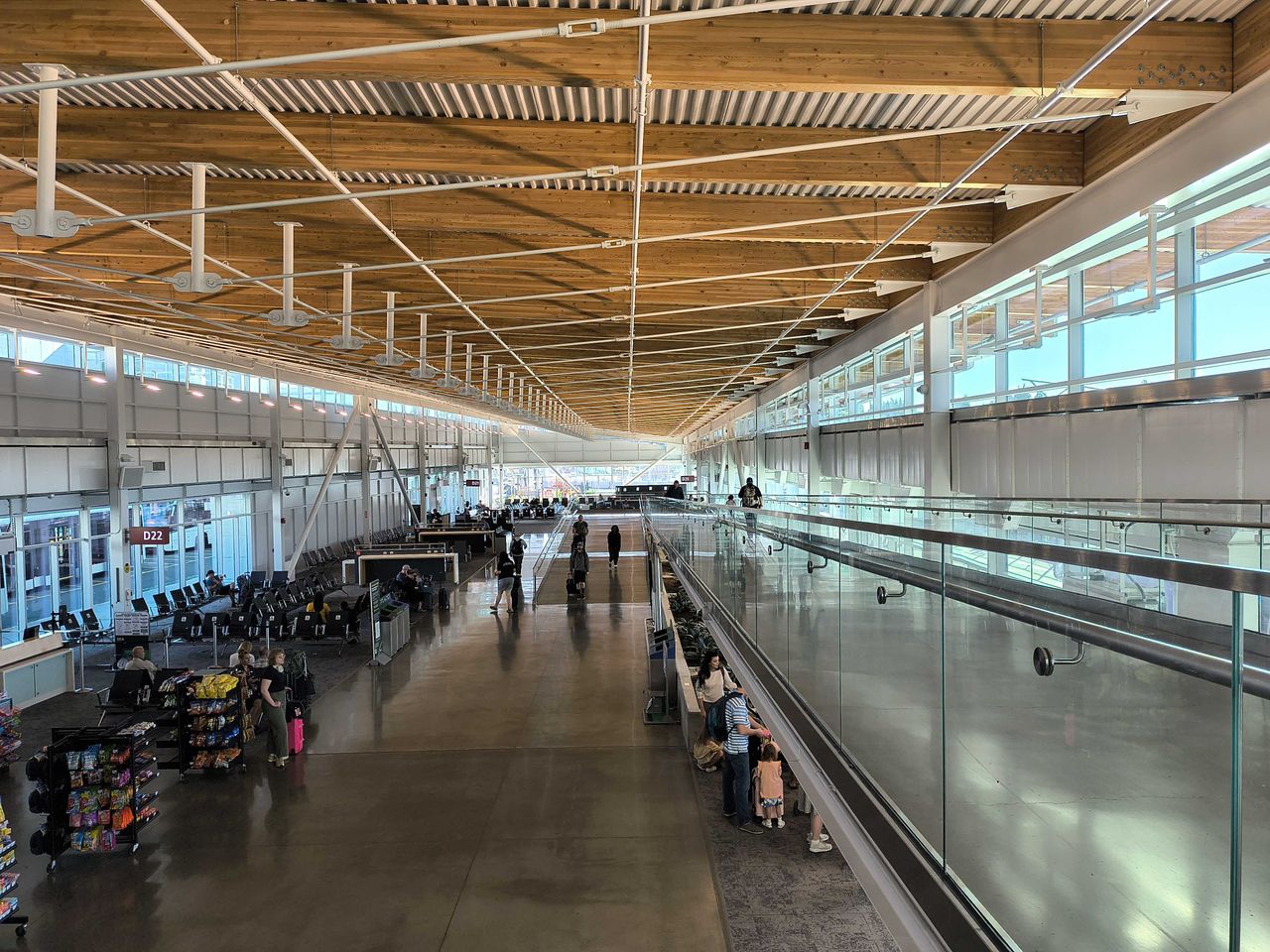 An airport terminal