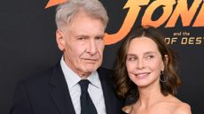 Harrison Ford and Calista Flockhart attend the Los Angeles Premiere of LucasFilms' "Indiana Jones And The Dial Of Destiny" at Dolby Theatre on June 14, 2023 in Hollywood, California. 
