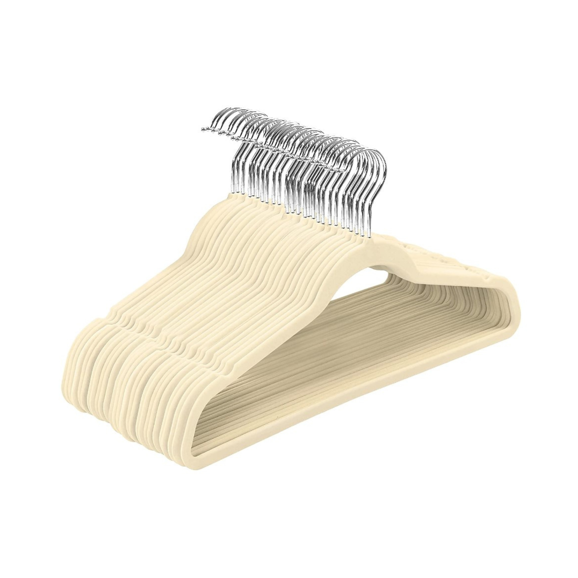 Sederet gantungan beludru krem