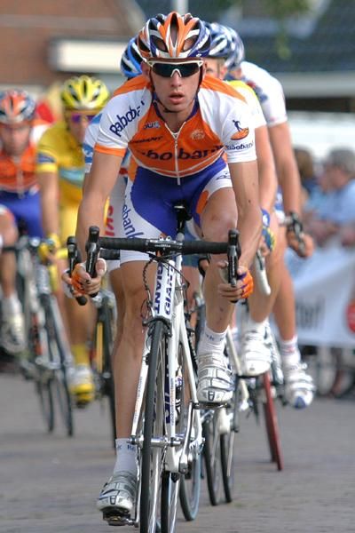 Stef Clement (Rabobank) on his way to third place.