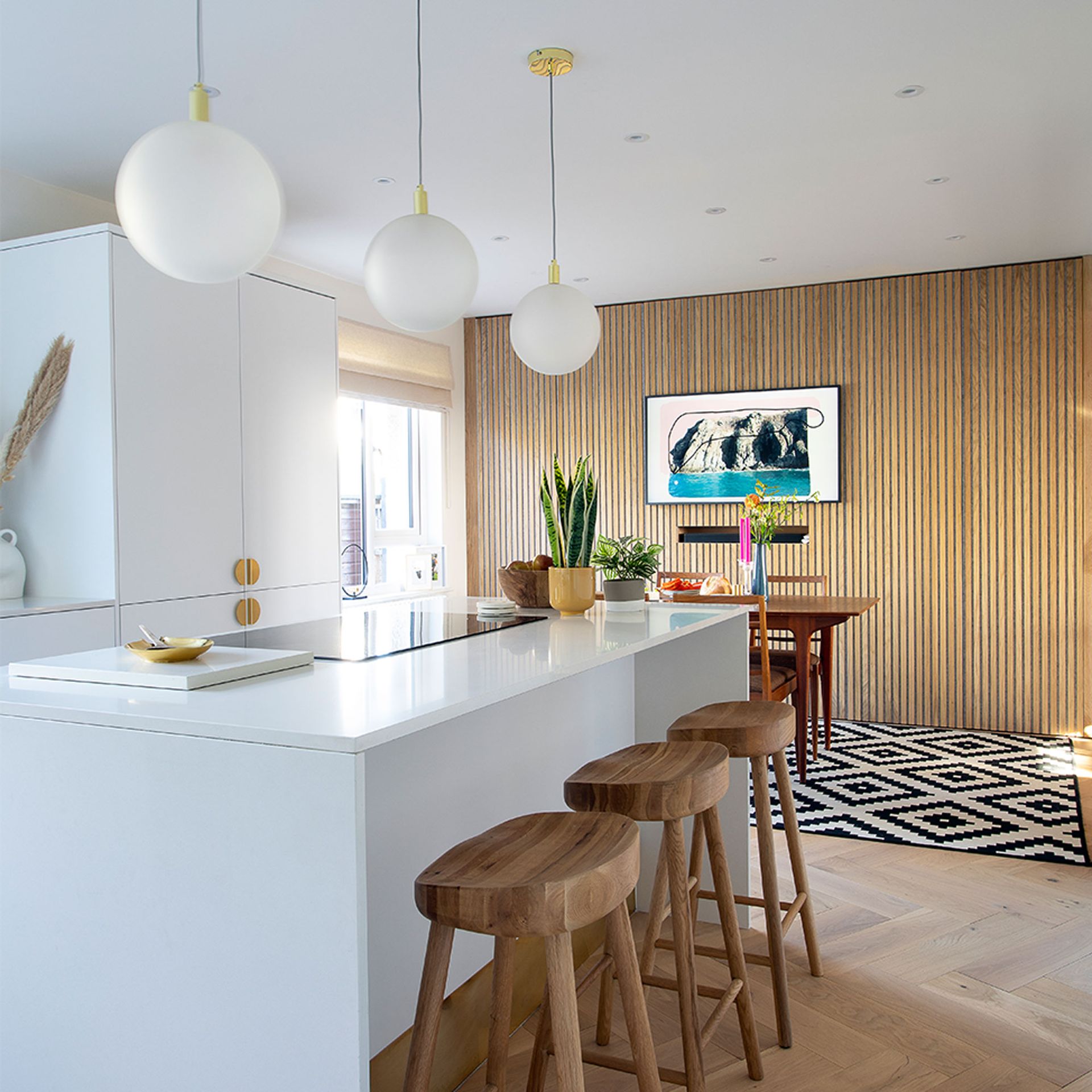 16 ways to add colour to an all-white kitchen | Ideal Home