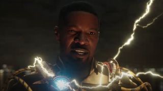 Jamie Foxx as Electro with arc reactor in Spider-Man: No Way Home