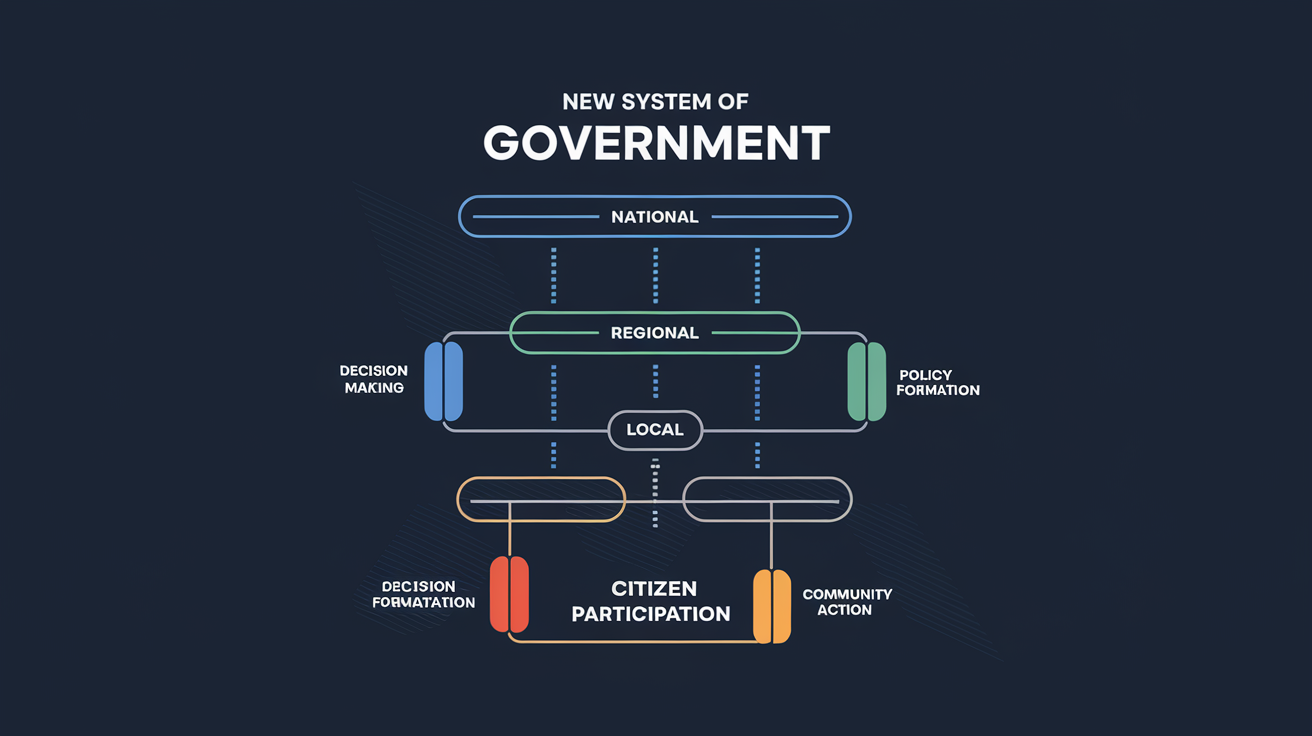 AI image of a new government type Future/Ideogram