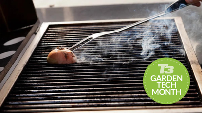onion cleaning barbecue grate