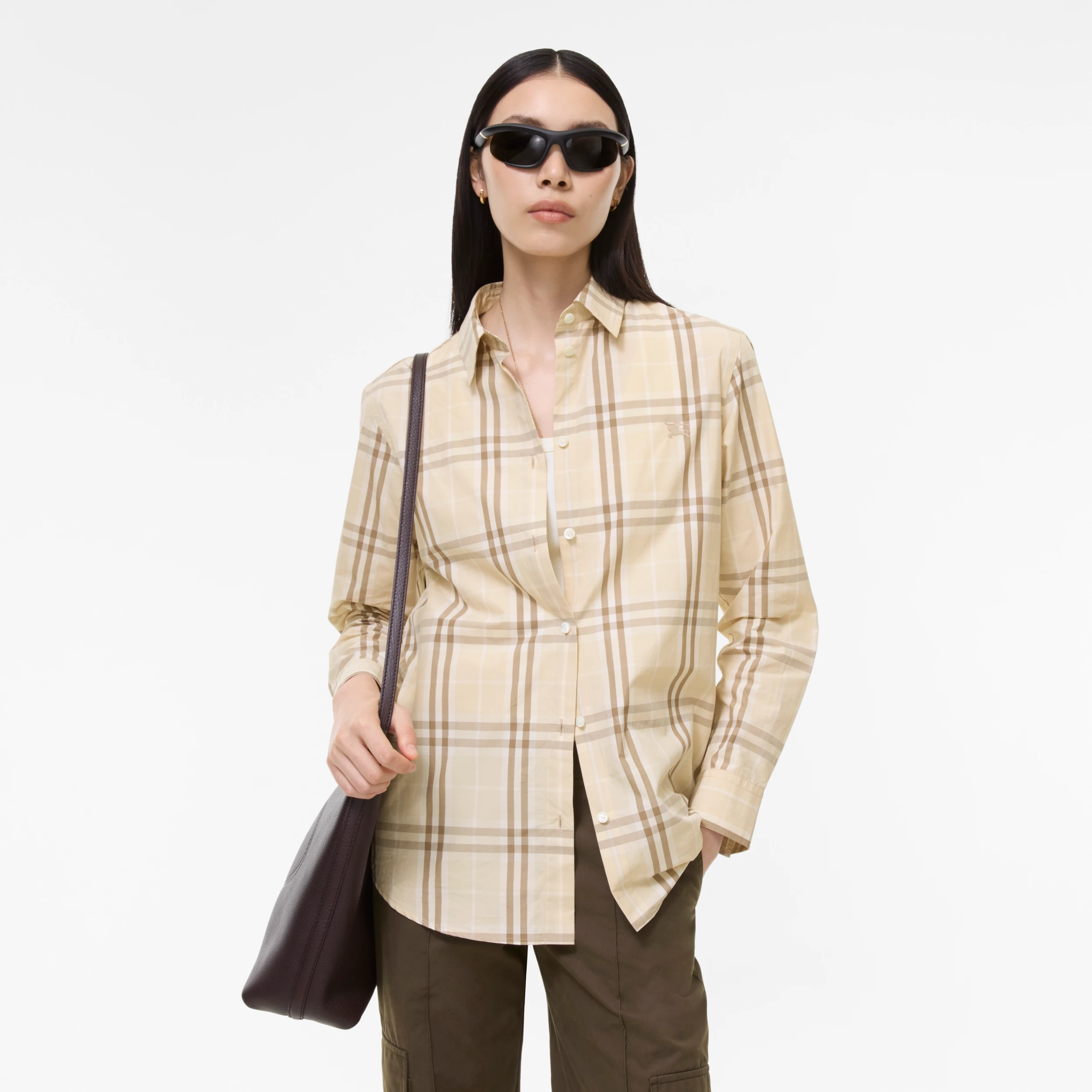 Burberry, Classic Fit Check Cotton Shirt