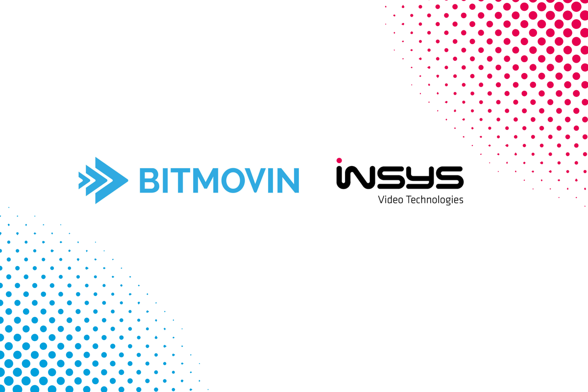 Insys Video Technologies and Bitmovin logos