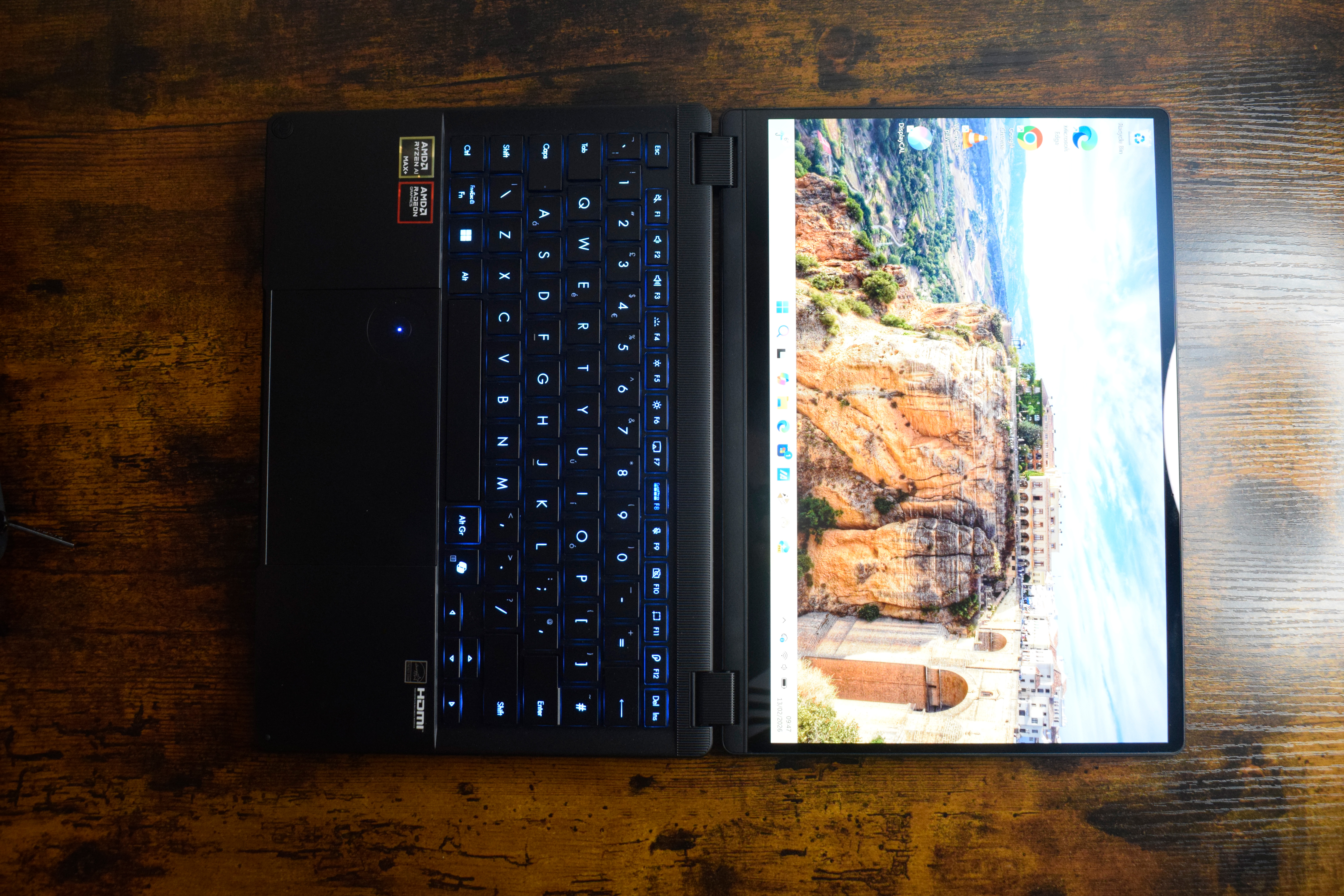 The Asus ProArt PX13 GoPro Edition on a desk