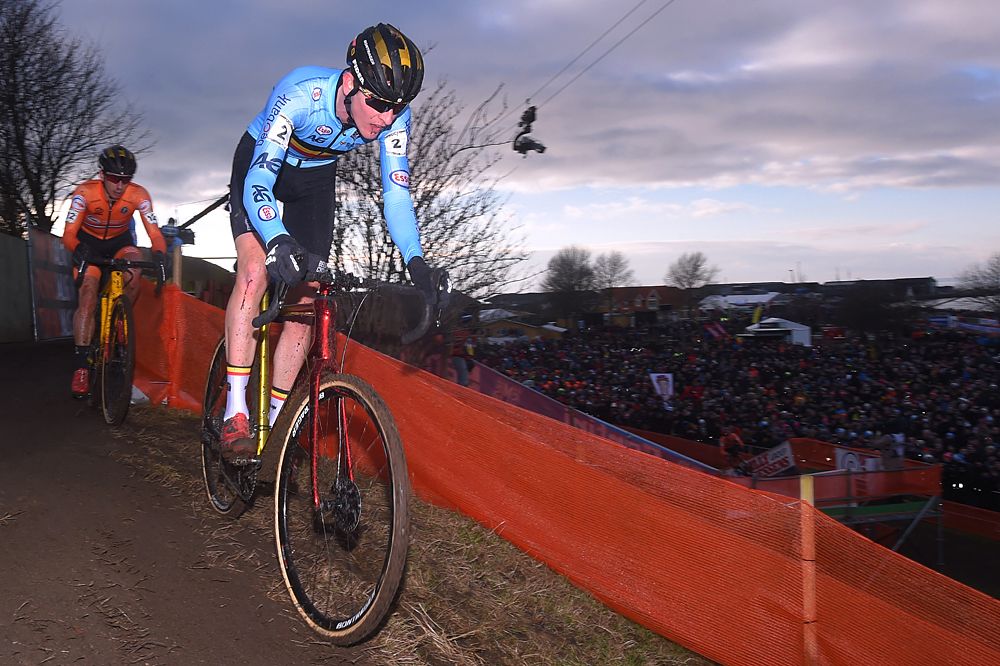 Toon Aerts (Belgium) racing at the World Championships in Bogense