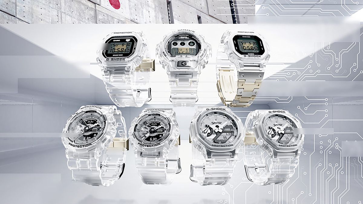 G-Shock Clear Remix range takes the classics and makes them see