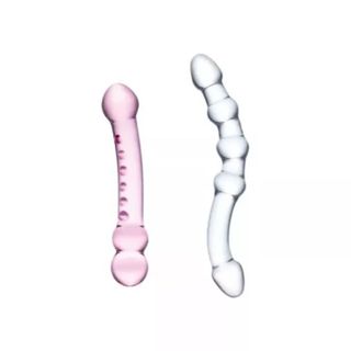 Glass Double Pleasure Dildo best sex toys for couples