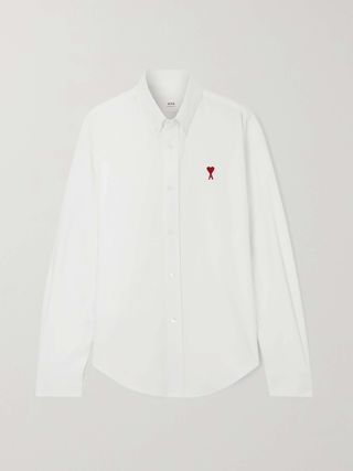 Adc Embroidered Cotton Oxford Shirt