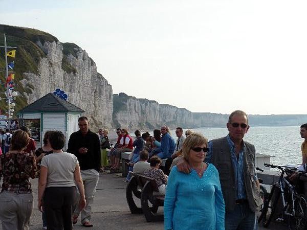 Beautiful white cliffs.