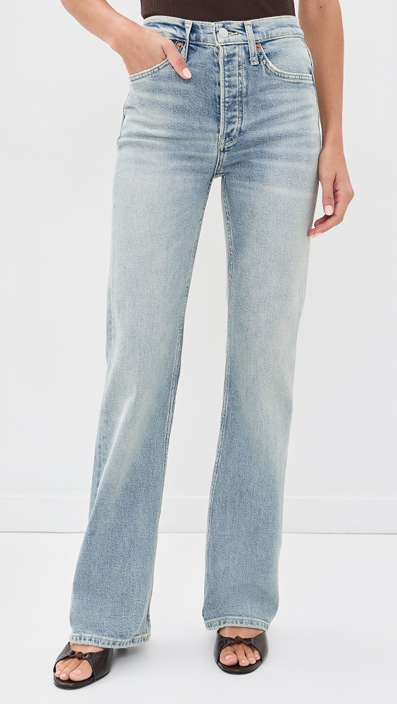 70s Bootcut Jeans - Opal Indigo