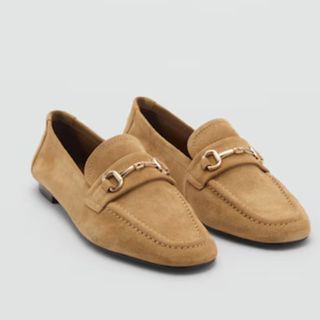 tan loafers