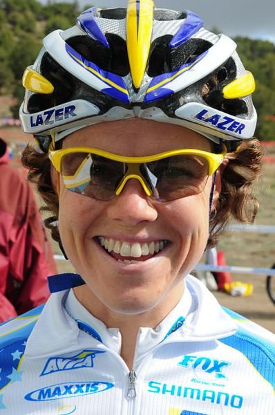 Georgia Gould (Luna Pro Team) doing a rare Super D.