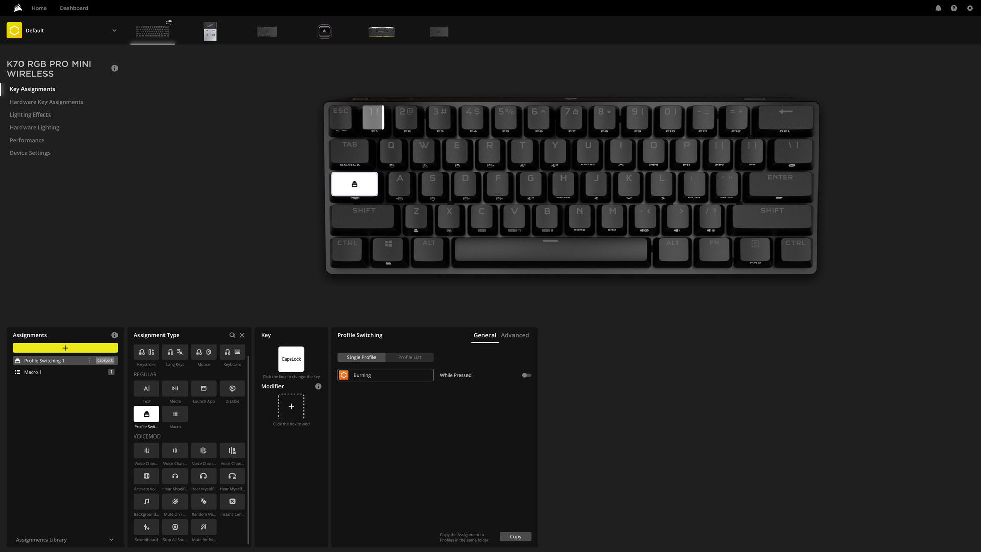 Corsair K70 Pro Mini Wireless
