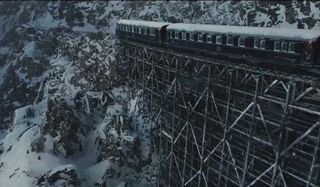 The train accident in murder on the orient express