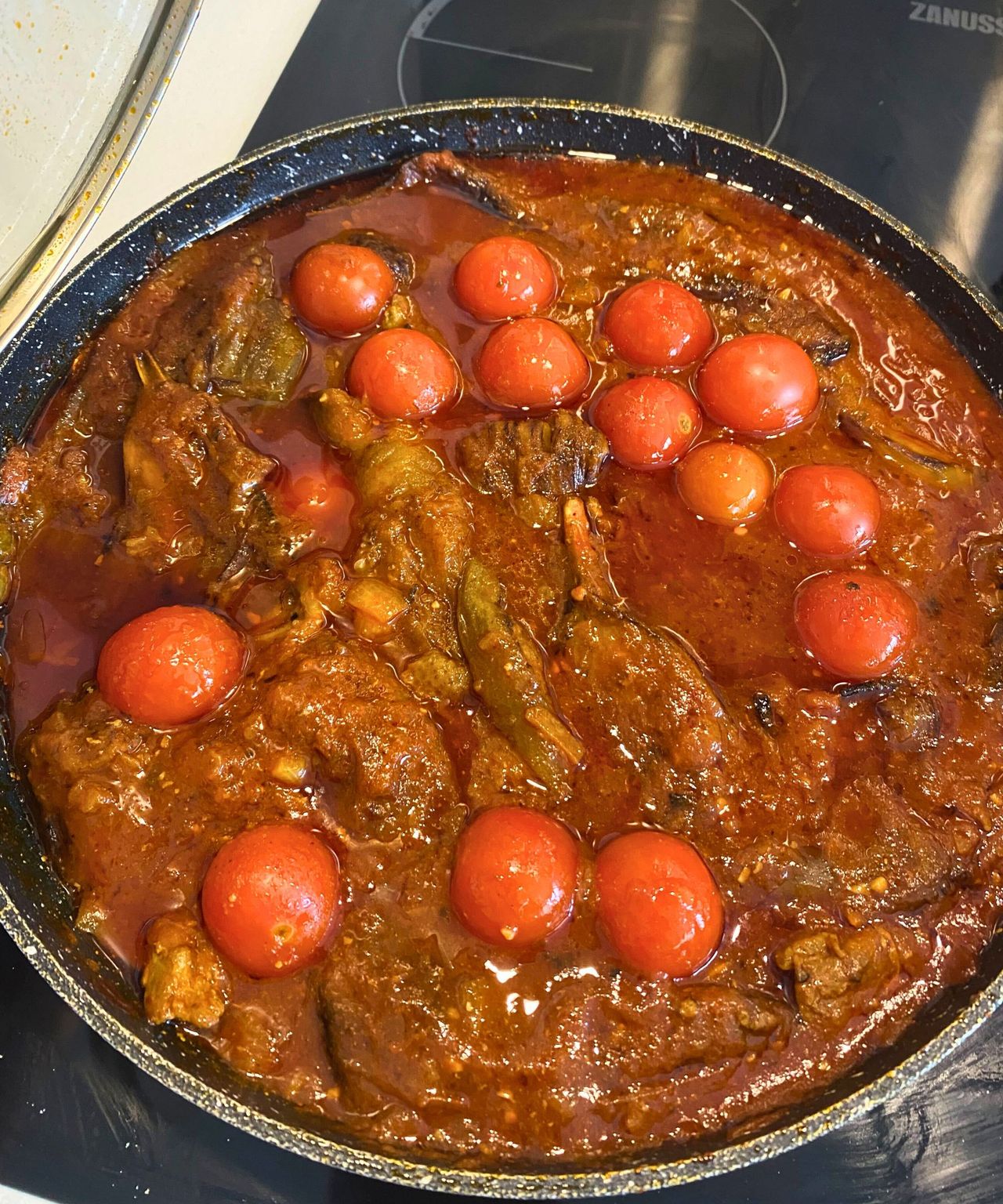 My aubergine and saffron lamb, khoresht bademjoon