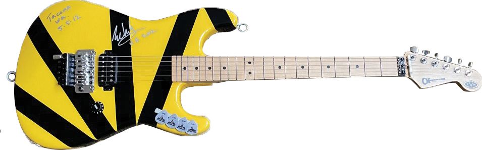 Eddie Van Halen's 2012 Charvel Art Series guitar