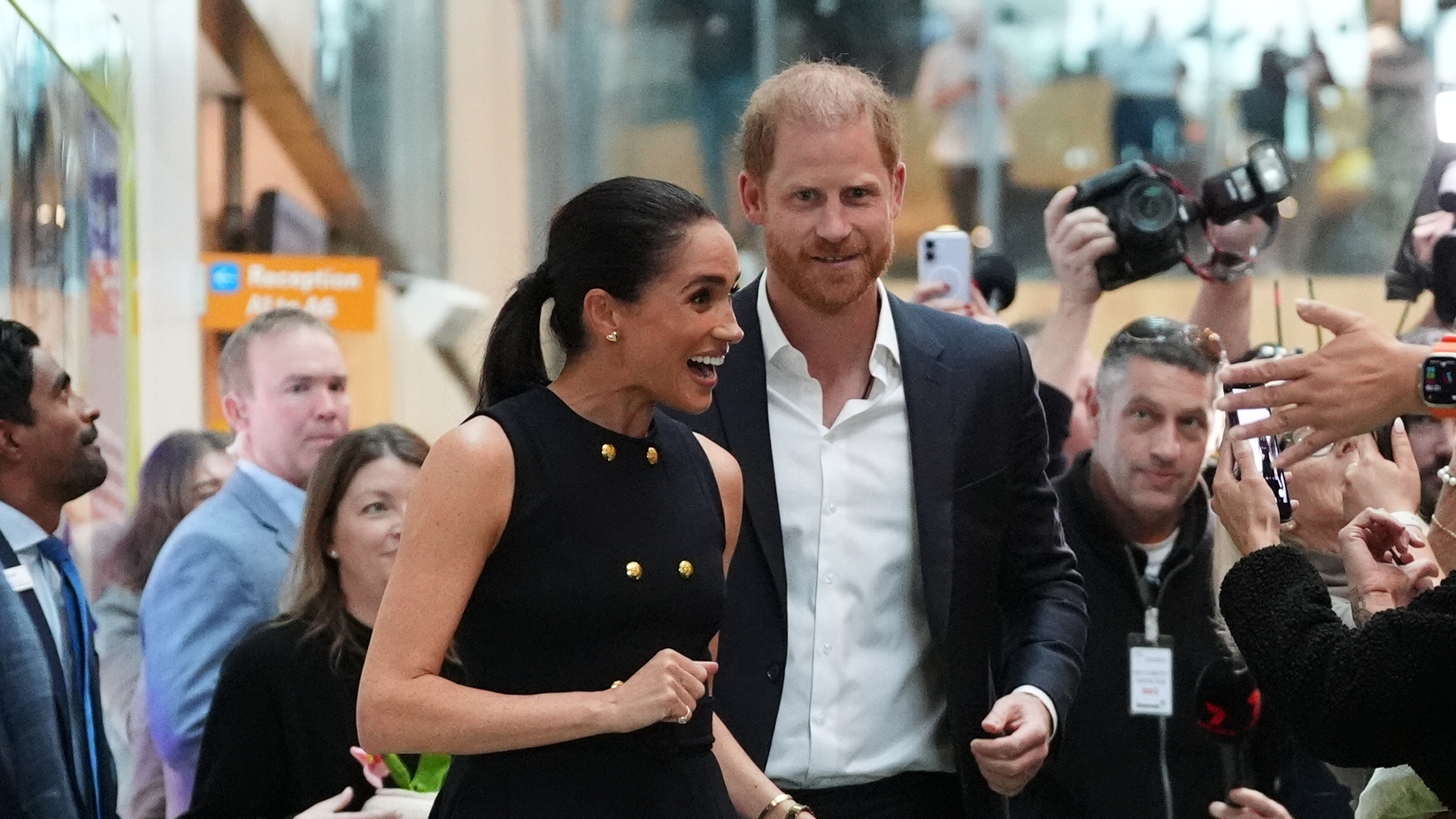 Meghan, Duchess of Sussex and Prince Harry, Duke of Sussex visit the Royal Children's Hospital on April 14, 2026