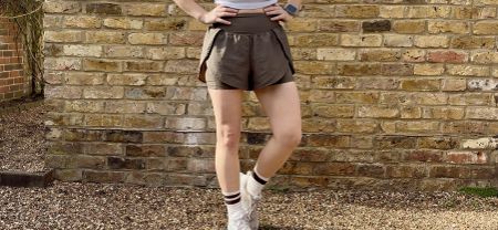 the Gymshark 2-in-1 running shorts