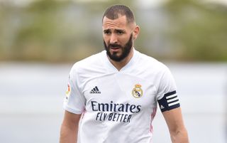 Real Madrid striker Karim Benzema