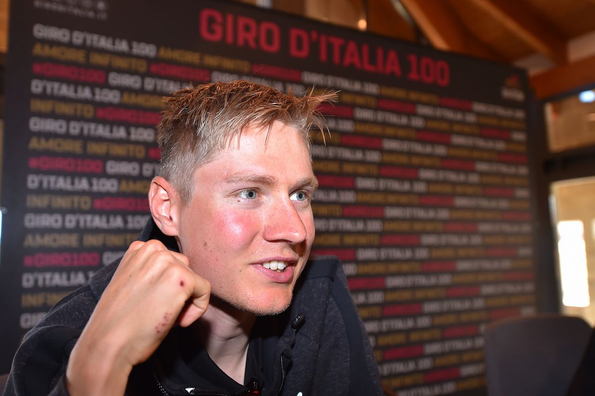 Wilco Kelderman looking relaxed pre-Giro