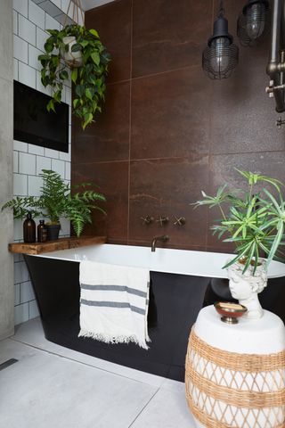 Industrial style bathroom