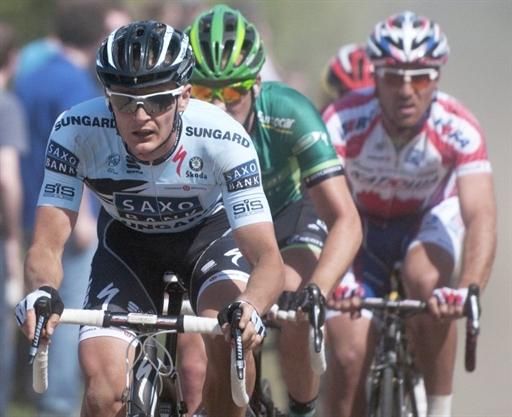 Riders in the early break