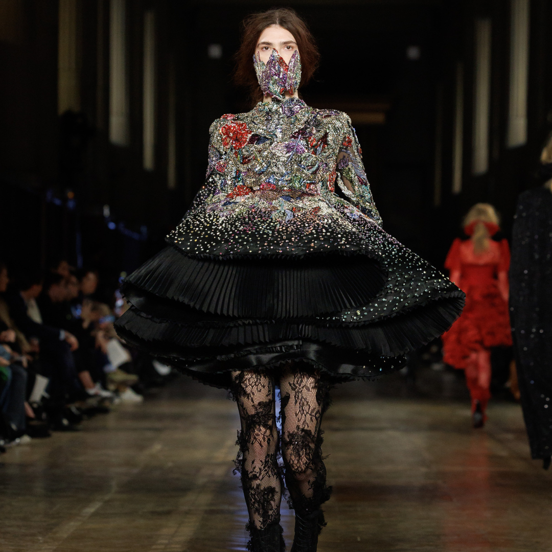 McQueen Autumn/Winter 2025 was a vision of broken beauty