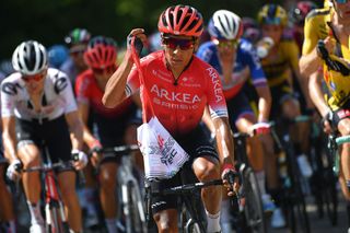 Nairo Alexander Quintana Rojas of Colombia and Team Arkea Samsic Feed Zone during the 72nd Criterium du Dauphine 2020 Stage 2 a 135km stage from Vienne to Col de PorteChartreuse 1316m dauphine Dauphin on August 13 2020 in Chartreuse France Photo by Justin SetterfieldGetty Images