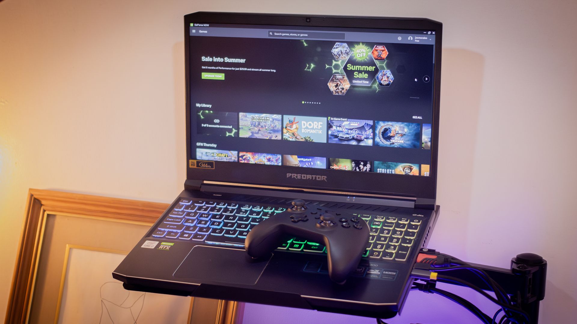 I switched my gaming laptop for Nvidia GeForce Now — I have zero ...