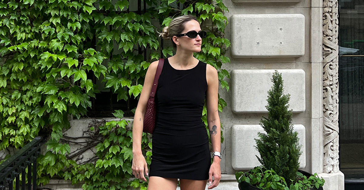 norma kamali pickleball dress brown SLEEVELESS PICKLEBALL MINI DRESS – Chocolate – Norma Kamali