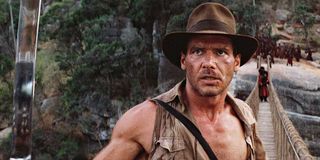 Harrison Ford as Indiana Jones and the Temple of Doom