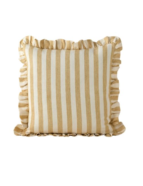Amaroso Linen Ruffle Pillow