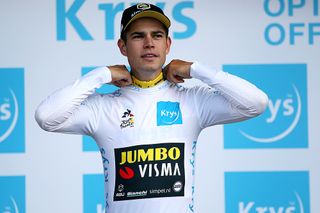 Wout Van Aert (Jumbo-Visma) leads best young rider jersey at at the Tour de France
