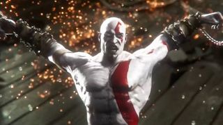 God of War remake of a cutscene