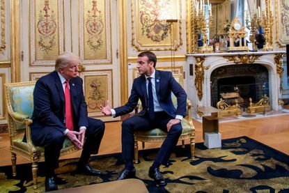 President Trump and French President Emmanuel Macron
