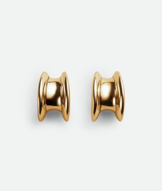 Women's Large H Beam Earrings in Yellow Gold