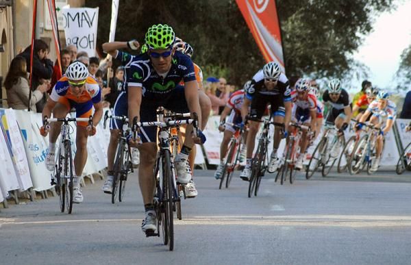Jose Joaquin Rojas (Movistar) was the first through the final turn and took the win.