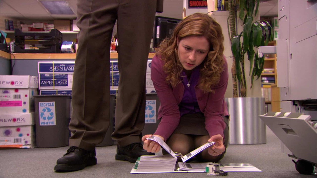Jenna Fischer as Pam Beesly in The Office