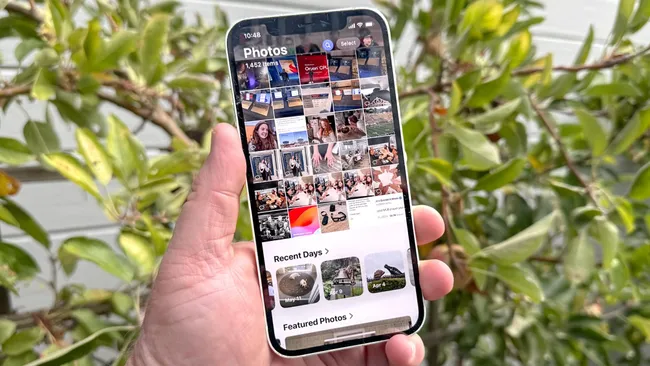 redesigned photos app in iOS 18