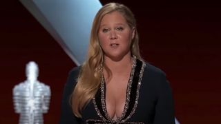 Amy Schumer presenting at the 94th Academy Awards