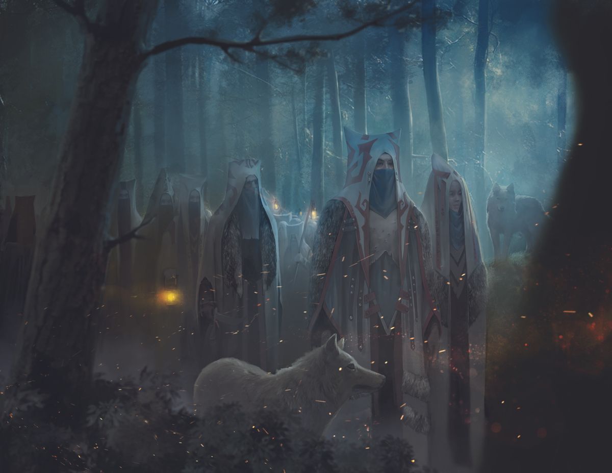 Ovchinnikova prefers to work entirely digitally with her trusty Wacom Cintiq