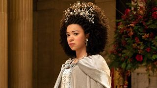 India Amarteifio as young Queen Charlotte in Queen Charlotte: A Bridgerton Story 