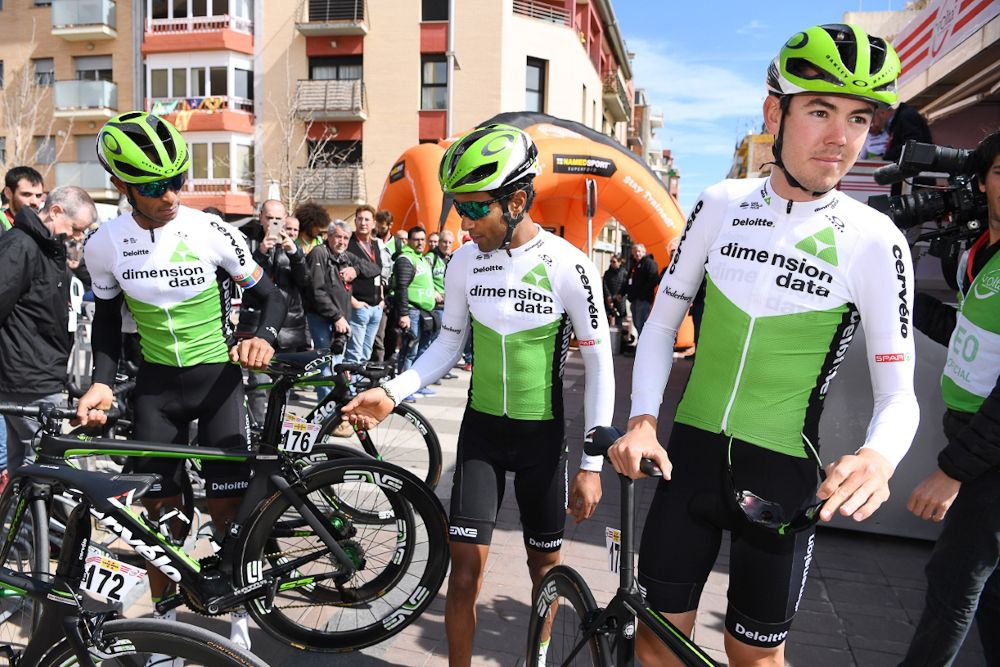 The Dimension Data boys prepare for the starts of Volta a Catalunya